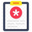 Prescription Medical Report Rx Icon