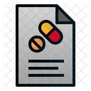Prescription File Paper Icon
