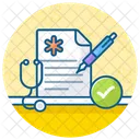 Patient Report Case History Medical Report Icon
