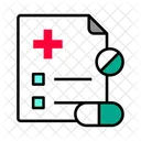 Prescription Medical Report Medicine Icon