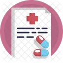 Pharmacy Prescription Medicine Icon
