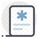 Prescription Paper Document Icon