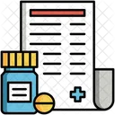Prescription Bill Invoice Icon