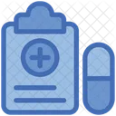 Prescription Medical Report Health Report Icon