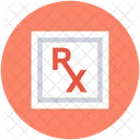 Prescription Rx Medical Icon