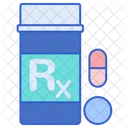 Prescription Drugs Tablets Influenza Icon