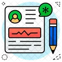 Prescription Medical Report Rx Icon