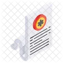 Prescription Medical Report Rx Icon