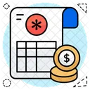 Prescription Medical Report Rx Icon