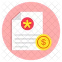 Prescription Medical Report Rx Icon