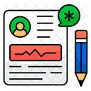 Prescription Medical Report Rx Icon