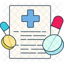 Prescription Pills Medical Icon