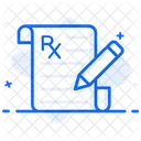 Prescription Medical Recipe Medicine Report Icon