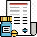 Prescription Bill Invoice Icon