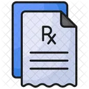 Prescription Instruction Rx Icon