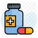 Bottle Drugs Medical Icon