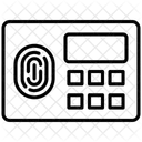 Presence Biometrique Biometrie Securite Icône