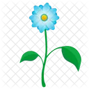 Present Blue Leaf Icon