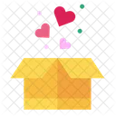 Box Heart Present Icon