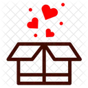 Box Heart Present Icon