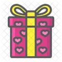 Present Gift Heart Icon