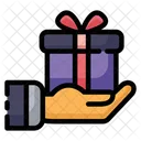 Present Gift Hand Icon