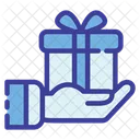 Present Gift Hand Icon