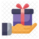 Present Gift Hand Icon