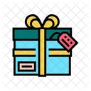 Present Cardboard Box Icon