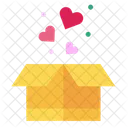 Box Heart Present Icon