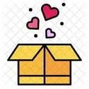 Box Heart Present Icon