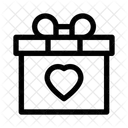 Present Gift Heart Icon