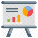 Presentacion Informe Grafico De Barras Icono