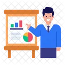 Presentación de negocios  Icono