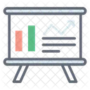 Grafico De Negocios Analisis De Datos Presentacion Grafica Icon