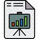 Presentation Documentation Statistics Icon