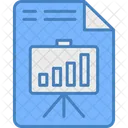 Presentation Documentation Statistics Icon