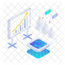 Presentation Rapport Visualisation Icon