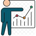 Presentation Data Report Information Delivery Icon