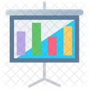 Presentation Bar Graph Chart Icon