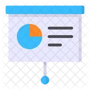 Projector Screen Graph Icon