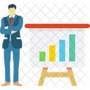Presentation Projection Screen Business Chart Icon