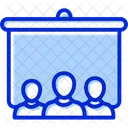 Presentation Blackboard Training Icon