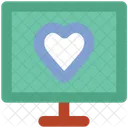 Presentation Heart Sign Icon