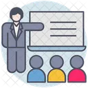 Business Presentation Training Icon