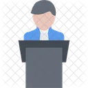 Speech Speaker Presenter Icon