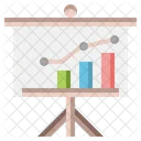 Presentation Graph Training Icon