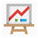 Presentation Growth Diagram Icon