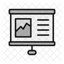 Presentation Mentoring And Training Chart Icon