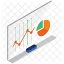 Presentation Graph Analysis Icon